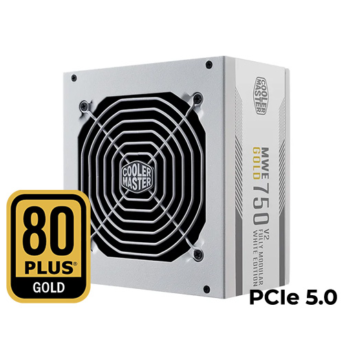 Cooler Master MWE V2 750W ATX 3.1 GOLD (Full Modular) (White Edition)